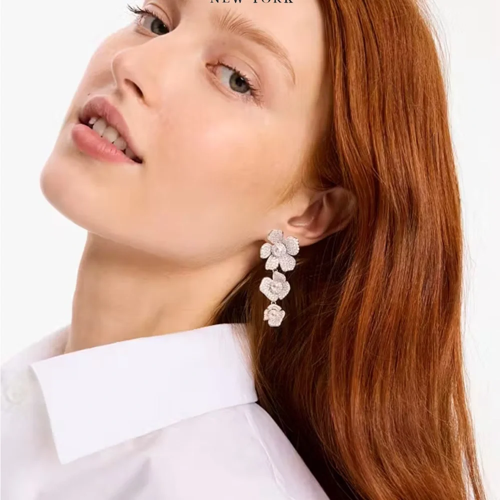 Kate Spade NWT Poppy Power Linear Earrings